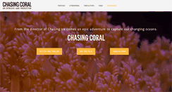 Desktop Screenshot of chasingcoral.com