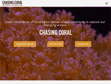 Tablet Screenshot of chasingcoral.com